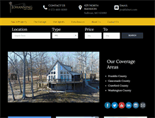 Tablet Screenshot of johanningrealestate.com